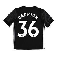 manchester united away shirt 2017 18 kids with darmian 36 printing bla ...