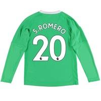 manchester united away goalkeeper shirt 2017 18 kids with sromero 2 gr ...