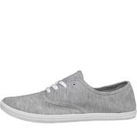 mad wax mens canvas pumps grey marl