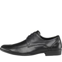 mad wax mens lace up shoes black