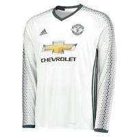 manchester united third shirt 2016 17 long sleeve white