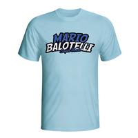 mario balotelli comic book t shirt sky blue