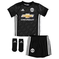 Manchester United Away Baby Kit 2017-18, Black