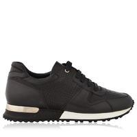 MALLET Almorah Leather Python Trainers