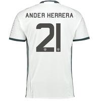 Manchester United Cup Third Shirt 2016-17 with Herrera 21 printing, White