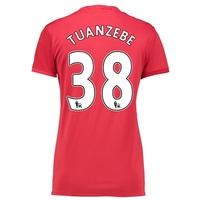 Manchester United Home Shirt 2016-17 - Womens with Tuanzebe 38 printin, Red