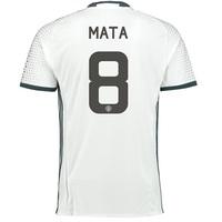 Manchester United Cup Third Shirt 2016-17 with Mata 8 printing, White