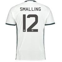 Manchester United Cup Third Shirt 2016-17 with Smalling 12 printing, White