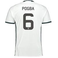 Manchester United Cup Third Shirt 2016-17 with Pogba 6 printing, White