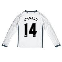 Manchester United Third Shirt 2016-17 - Kids - Long Sleeve with Lingar, White