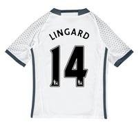 Manchester United Third Shirt 2016-17 - Kids with Lingard 14 printing, White