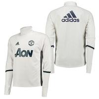 manchester united training top white white