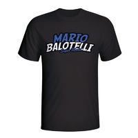 mario balotelli comic book t shirt black