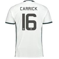 Manchester United Cup Third Shirt 2016-17 with Carrick 16 printing, White