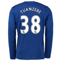 manchester united away shirt 2016 17 long sleeve with tuanzebe 38 pr b ...