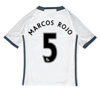 Manchester United Third Shirt 2016-17 - Kids with Marcos Rojo 5 printi, White