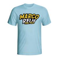 marco reus comic book t shirt sky blue