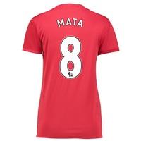 Manchester United Home Shirt 2016-17 - Womens with Mata 8 printing, Red