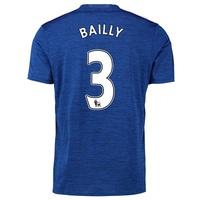 manchester united away shirt 2016 17 with bailly 3 printing blue