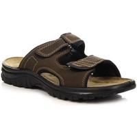 Marco Tozzi Owe Skórzane NA Rzepy 1740028 men\'s Flip flops / Sandals (Shoes) in brown