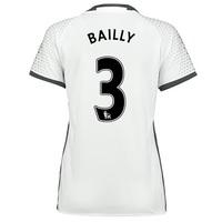 Manchester United Third Shirt 2016-17 - Womens with Bailly 3 printing, White