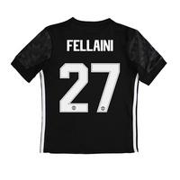 Manchester United Away Cup Shirt 2017-18 - Kids with Fellaini 27 print, Black