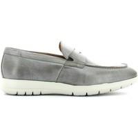 marco ferretti 160375 mocassins man grey mens loafers casual shoes in  ...