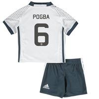 Manchester United Cup Third Mini Kit 2016-17 with Pogba 6 printing, White