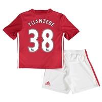 Manchester United Home Mini Kit 2016-17 with Tuanzebe 38 printing, Red