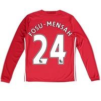 manchester united home shirt 2016 17 kids long sleeve with fosu me red