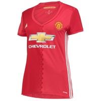 Manchester United Home Shirt 2016-17 - Womens, Red