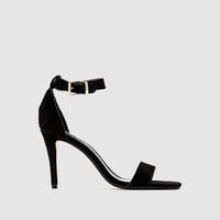 MARA Stiletto Heeled Leather Sandals