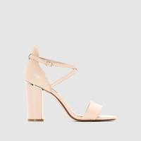 MAYBELL Leather Sandals with 7.5 cm Heel