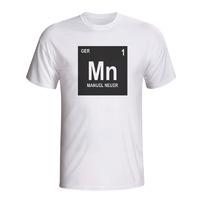 manuel neuer germany periodic table t shirt white kids