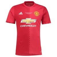 Manchester United Home Adi Zero Shirt 2016-17 with Rooney 10 Record Go, Red