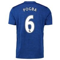Manchester United Away Shirt 2016-17 with Pogba 6 printing, Blue