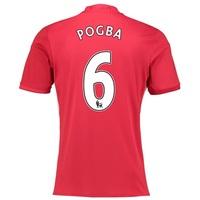 Manchester United Home Shirt 2016-17 with Pogba 6 printing, Red