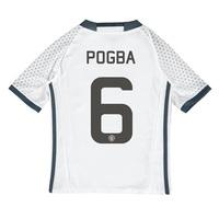 Manchester United Cup Third Shirt 2016-17 - Kids with Pogba 6 printing, White