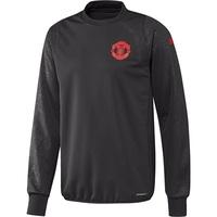 manchester united cup training top black black