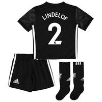 manchester united away mini kit 2017 18 with lindelof tbc printing bla ...