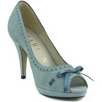 Marian comfortable shoe heel nubuck women\'s Court Shoes in blue