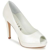 marian nacarra womens court shoes in white