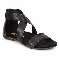 manas fedra womens sandals in black