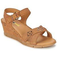 manas womens sandals in brown