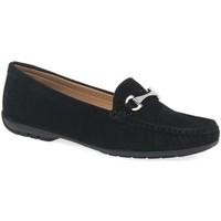 maria lya blossom womens moccasins womens loafers casual shoes in blac ...