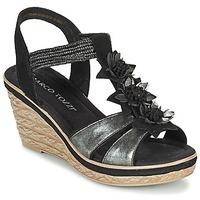 marco tozzi chavela womens sandals in black