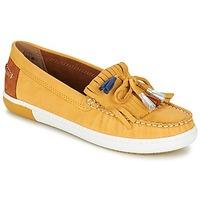 marco tozzi obelaska womens loafers casual shoes in yellow