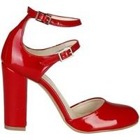 made in italia ada rosso womens court shoes in red