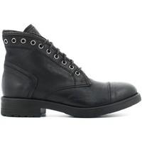 mally 5037 ankle boots women womens mid boots in black