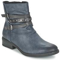 marco tozzi bassalo womens mid boots in blue